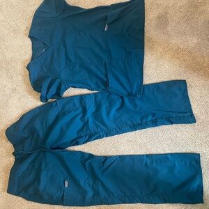 Cherokee workwear scrubs Caribbean blue